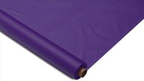img 4 attached to Purple Plastic Banquet Roll - High-Quality 40" X 300' Table Cover For Premium Events