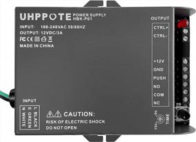 img 3 attached to UHPPOTE 12V DC Блок питания контроля доступа к двери для камеры внутренней связи с электрическим замком (вход 110-240VAC)