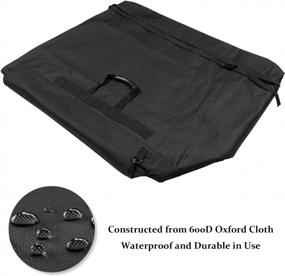 img 3 attached to Protect Your Freedom Panel Hard Top: Durable Carrying Case For Jeep Wrangler JK JL & Gladiator JT - Fits Behind Rear Seat With Headrest Attachments