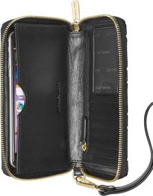 img 2 attached to Michael Kors Leather Smartphone Wristlet Women's Handbags & Wallets at Wristlets