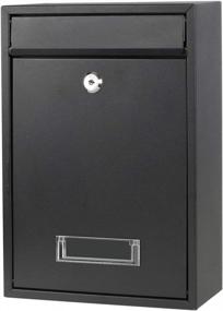 img 4 attached to Secure & Rust-Proof Wall Mounted Mailboxes - Decaller Outdoor Key Locking Mail Box