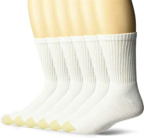 img 1 attached to 🧦 Ultimate Comfort: Gold Toe Cushioned Cotton 6 Pack for Unparalleled Support