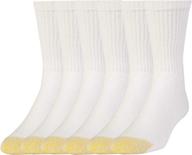 🧦 ultimate comfort: gold toe cushioned cotton 6 pack for unparalleled support logo