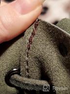 img 1 attached to Renaissance Leather Drawstring Pouch: Mythrojan Men's Accessories review by Matthew Bahri