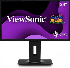 img 4 attached to ViewSonic VG2448: The Ergonomic DisplayPort Monitor with Anti-Glare and Widescreen IPS Technology.