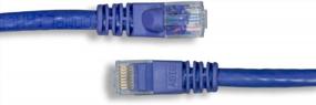 img 3 attached to High-Performance Purple 100' Network Patch Cable - Snagless Molded Boot For Unmatched Protection - Cablelera ZNWN37PR-100