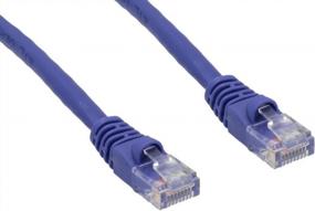 img 4 attached to High-Performance Purple 100' Network Patch Cable - Snagless Molded Boot For Unmatched Protection - Cablelera ZNWN37PR-100