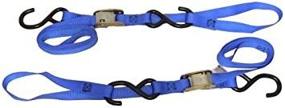 img 2 attached to 🔵 Ancra 49380-12 Blue 69-Inch Tiedowns with Soft Hooks