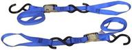 🔵 ancra 49380-12 blue 69-inch tiedowns with soft hooks логотип