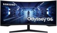 🖥️ enhanced viewing experience: samsung 34 inch ultra wide freesync lc34g55twwnxza with adaptive sync, curved display, hdmi, hd logo