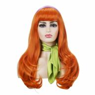 daphne costume wig with accessories for women - perfect for halloween and cosplay (color-1) logo