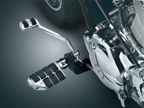 img 3 attached to Kuryakyn 4034 Chrome Shift Peg Cover for Yamaha V Star Motorcycles (1998-2017) - Upgraded Foot Control Accessory, Value Pack Included