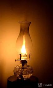 img 1 attached to Large Vintage Glass Oil Lamp for Superior SEO