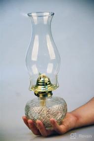 img 3 attached to Large Vintage Glass Oil Lamp for Superior SEO