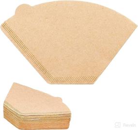 img 3 attached to GoldTone #2 Cone Paper Coffee Filters (200 count) + Scoop - Unbleached, 4-8 Cup Size