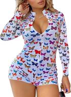 zhangqing bodysuit jumpsuits onesies blue red women's clothing - jumpsuits, rompers & overalls logo