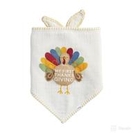 🦃 mud pie baby's my first holiday bib, thanksgiving edition, 0-12 months: a must-have for the festive season! logo