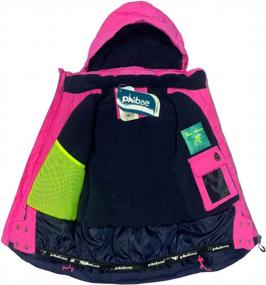 img 2 attached to Stay Warm And Dry While Hitting The Slopes With PHIBEE Girls' Waterproof Ski Jacket