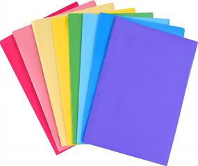 img 4 attached to MIAHART 60 Sheet Pastel Tissue Paper Set - Perfect For Gift Wrapping, Arts & Crafts, Birthday Parties, And Easter Festivals In 8 Assorted Colors!