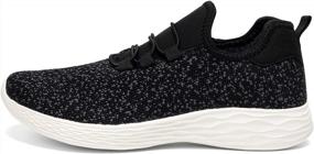 img 3 attached to Lightweight Slip-On Fashion Sneakers For Women - Perfect For Running, Walking, Sports And Gym Workouts