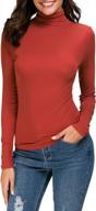stretch fitted women's underscrubs layer tee tops with mock turtleneck and long sleeve/sleeveless options логотип