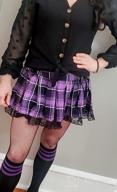 img 1 attached to Pleated Gothic Uniform Mini Skirts & Skorts for Women - BZB Girls' Clothing review by Lisa Starcher