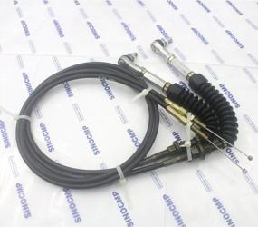 img 1 attached to SINOCMP 312 E312 E312A Throttle Motor Double Cable - 3 Month Warranty Excavator Parts