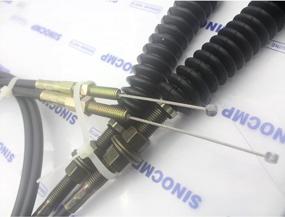 img 2 attached to SINOCMP 312 E312 E312A Throttle Motor Double Cable - 3 Month Warranty Excavator Parts