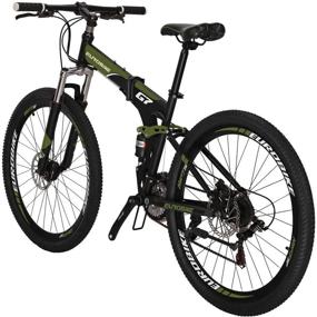 img 4 attached to Dual Suspension Folding Bike With 21 Speed, Suitable For Adults, Available In 26/27.5 Inches