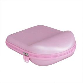 img 1 attached to 🎧 Hermitshell Hard Travel Case for iClever Boostcare Kids Headphones Girls - Pink Cat Ear Wired Headphones: Secure Storage and Protection for Kid-Friendly Audio Gear