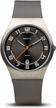 bering 11937-007 men's analog quartz watch with grey stainless steel strap and sapphire crystal, 37mm bracelet logo