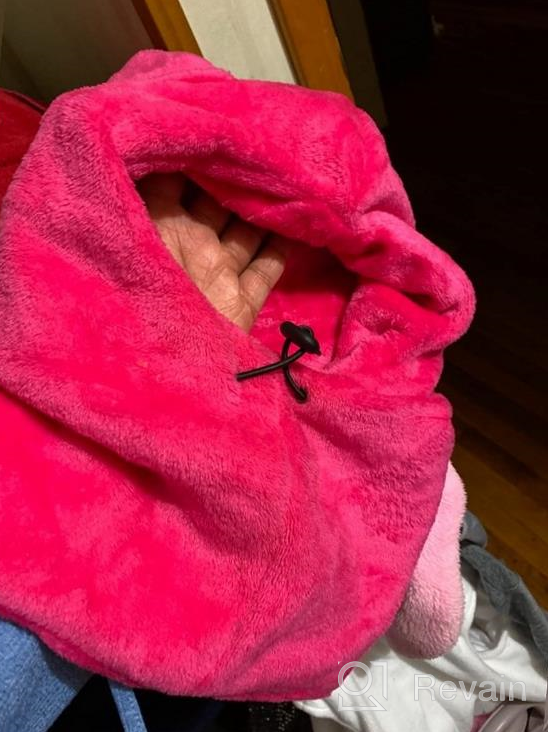 img 1 attached to 🧣 Stay Warm and Cozy with the Winter Windproof Balaclava Fleece Warmer for Girls review by Michele Gonzalez