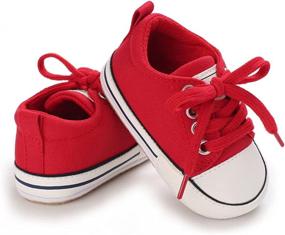 img 1 attached to FEAMODAL Sneaker Non Slip Rubber Toddler Boys' Shoes - Sneakers