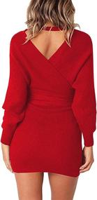 img 1 attached to 👗 Stylish Cutiefox Women's Shoulder Bodycon Sweater Apparel for Women at Dresses