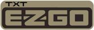 e-z-go txt side body decal - enhance your golf cart look logo