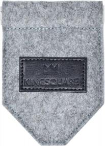 img 3 attached to 🧣 Kingsquare Pocket Square Holder for Men's Blazers - Stylish Accessory for Gents