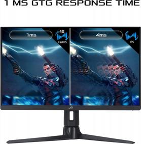 img 1 attached to 🖥️ ASUS XG276Q Strix Gaming Monitor - 1920X1080P, 170Hz, Height/Tilt/Swivel Adjustment, IPS, HD