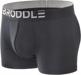 img 3 attached to Breathable Microfiber Modal Trunks With Butt Padding For Men - BRODDLE Underwear