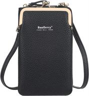 stylish and versatile womens crossbody wallet clutch purse - ideal for all your essentials! logo