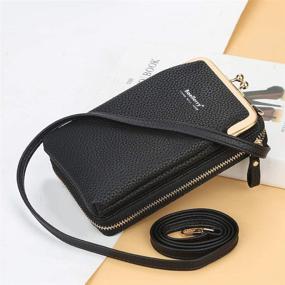 img 3 attached to Stylish and Versatile Womens Crossbody Wallet Clutch Purse - Ideal for All Your Essentials!