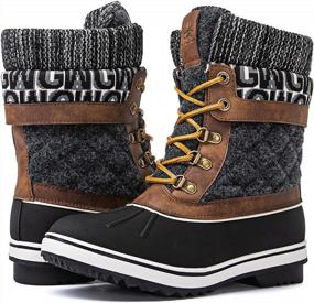 img 3 attached to Waterproof Snow Boots For Women By GLOBALWIN - Winter Footwear For Women