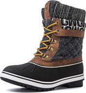 waterproof snow boots for women by globalwin - winter footwear for women logo