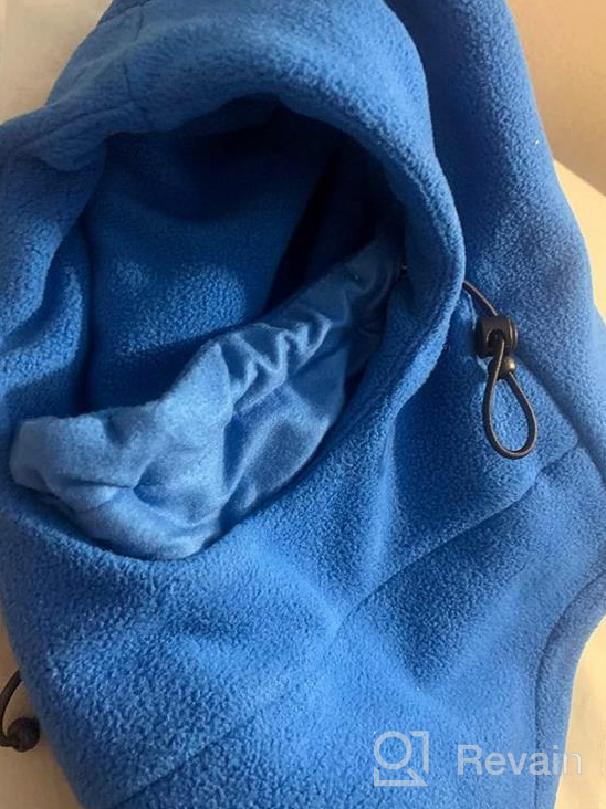 img 1 attached to Winter Ninja Balaclava Ski Mask for Toddlers - Cozy Cold Weather Snow Hat & Neck Warmer for Boys & Girls review by Allan Duman