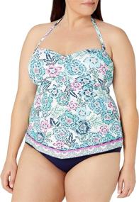 img 1 attached to 24Th Ocean Bandeau Handkerchief Swimsuit Women's Clothing - Swimsuits & Cover Ups