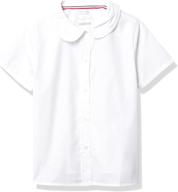 french toast sleeve modern collar girls' clothing via tops, tees & blouses logo