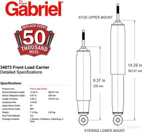 img 1 attached to 🚚 Gabriel Front Load Carrier 34073