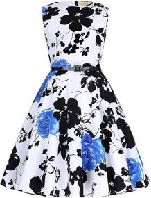 img 4 attached to Kate Kasin Sleeveless Vintage K250 Black Girls' Clothing ~ Dresses