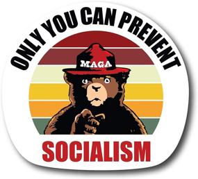 img 2 attached to Orange Marchande Prevent Socialism Sticker