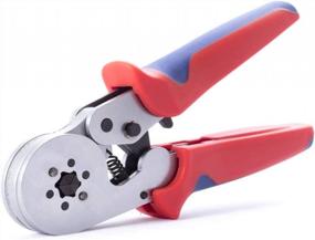 img 4 attached to Effortlessly Crimp End Sleeves And Twin End Sleeves With Haicable Wire Crimper Plier LXC8 6-6R - 24-10AWG Terminals