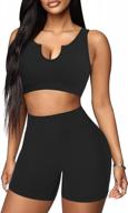stylish and supportive: jninth's seamless 2 piece workout sets for women logo